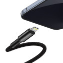 Baseus USB Type C - Lightning cable Power Delivery fast charge 20 W 1 m black (CATLGD-01)