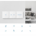 Sonoff T0EU3C-TX three-channel touch Wi-Fi wireless wall smart switches white (IM190314011)