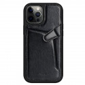 Nillkin Aoge Leather Case genuine leather protective wallet cover iPhone 12 mini black
