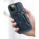 Nillkin Aoge Leather Case genuine leather protective wallet cover iPhone 12 mini black