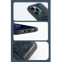 Nillkin Aoge Leather Case genuine leather protective wallet cover iPhone 12 mini brown