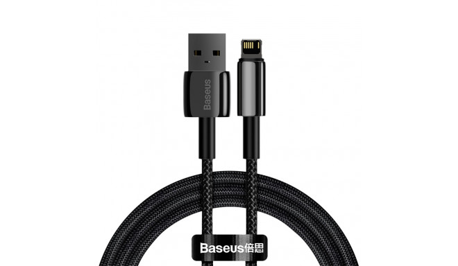 Baseus Tungsten USB - Lightning cable 2.4 A 1 m black (CALWJ-01)