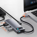 Baseus Metal Gleam Series 5-in-1 Multifunctional HUB USB Type C - USB Type C Power Delivery 100 W / 