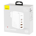 Baseus GaN2 Pro fast wall charger 100W USB / USB Typ C Quick Charge 4+ Power Delivery white (CCGAN2P