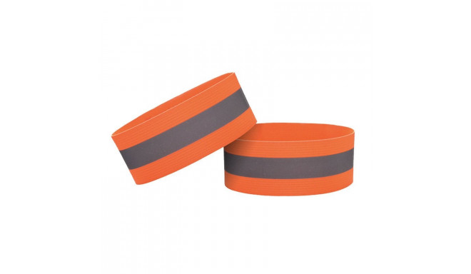 Reflective armband bicycle running velcro 4cm orange