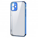 Joyroom New Beauty Series ultra thin case with electroplated frame for iPhone 12 Pro blue (JR-BP743)