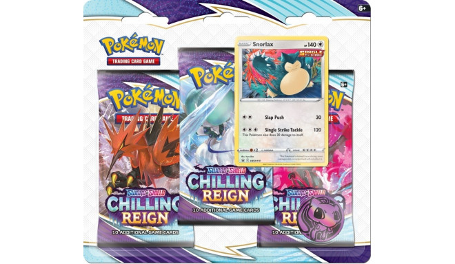 Cards Blister Chilling Reign Snorlax 3-pack