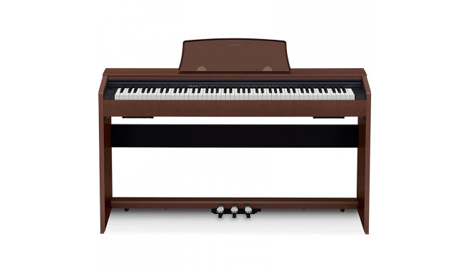 Digitaalne klaver Casio Privia, 88 klahvi, pedaalid, pruun