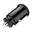 Baseus Grain Car Charger Mini Universal Smart Car Charger 2x USB 3.1A black (CCALL-ML01)