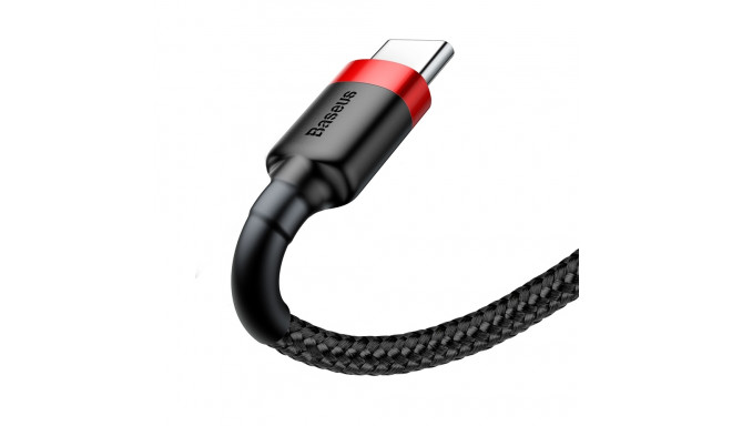 Baseus Cafule USB-A / USB-C QC 3.0 3A kabel 1 m - černý a červený
