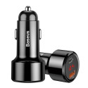 Baseus Magic Series PPS Car Charger with digital display USB Quick Charge 3.0 / USB Type C PD QC4+ 4