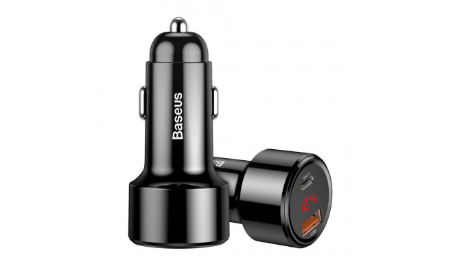 Baseus Magic Series PPS CCMLC20C-01 car charger 45W USB-C PD / USB-A QC - black