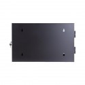 Linkbasic double section rack wall-mounting cabinet 19'' 6U 600x550mm blk(steel)