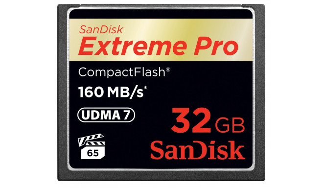 Sandisk mälukaart CF 32GB Extreme Pro 2 160MB/s