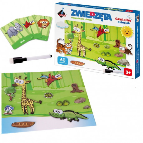 Askato Magnetic Puzzle - Animals