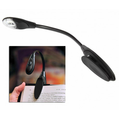 ZD20 UNIWERSALNA LAMPKA LED KLIPS BATERI