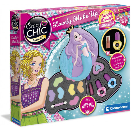 Clementoni детский набор для макияжа Crazy Chic Mermaid