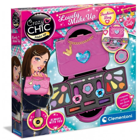 Clementoni детский набор для макияжа Crazy Chic Fashion Bag