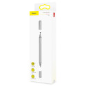 Baseus Golden Cudgel Double-sided Capacitive Stylus with Precision Disc and Gel Pen silver (ACPCL-0S