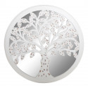 Dekoratiivkuju DKD Home Decor Mangopuit Peegel Puu (60 x 2 x 60 cm)