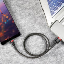 Baseus Cafule Cable Durable Nylon Braided Wire USB / USB-C QC3.0 2A 3M black-gray (CATKLF-UG1)