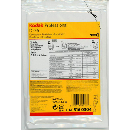 Kodak проявитель D-76 1L (порошок)