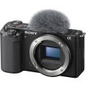 Sony ZV-E10 + käepide + juhtmevaba mikrofon