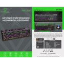 VERTUX Tactical Mechanical gaming RGB keyboard