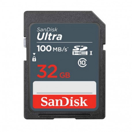 SanDisk memory card SDHC 32GB Ultra 100MB/s
