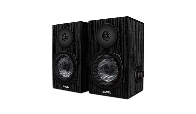 2.0 speakers SVEN SPS-575, black, USB, power output 2x3W (RMS), SV-016166