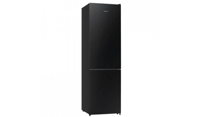 Hisense külmkapp NoFrost 336L, must klaas