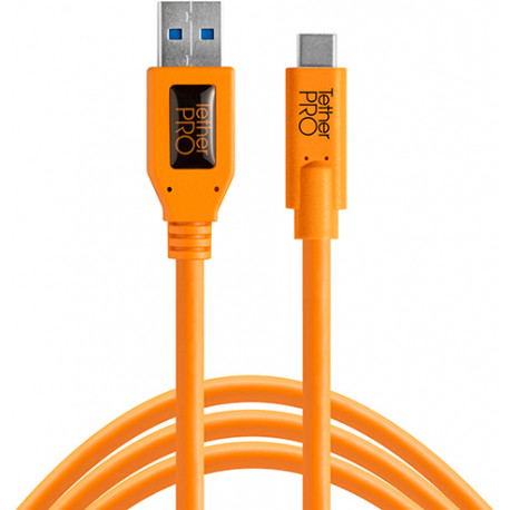 TetherPro kaabel USB - USB-C 4,6m, oranž