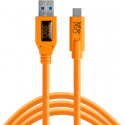 TetherPro cable USB - USB-C 4.6m, orange