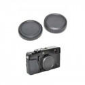 Caruba rear lens cap & body cap Fuji X Mount