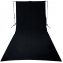 Westcott Wrinkle Resistant Backdrop   Black (6,1 x 2,7)