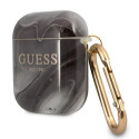 Guess case for AirPods GUA2UNMK black Marble Collection