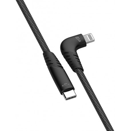 Silicon Power kaabel USB-C - Lightning Boost Link Nylon 1m, hall (LK50CL)