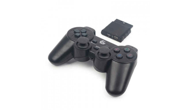Juhtmevaba Mängupult GEMBIRD Dual Gamepad PC PS2 PS3 Must