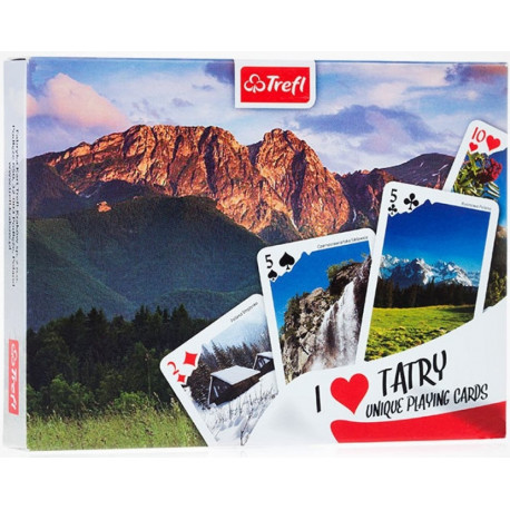 Cards Karty I love Tatry 2x55 - Summer and winter