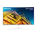 Monitor 31,5 inch LU32R591CWRXEN VA 3840x2160 UHD 16:9 4 ms (GTG) curved white