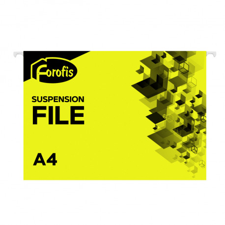 Rippkaaned A4 FOROFIS, 200g/m2, kollane (2 tk)