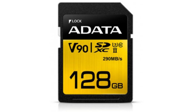 Adata memory card SDXC 128GB Premier One UHS-II U3