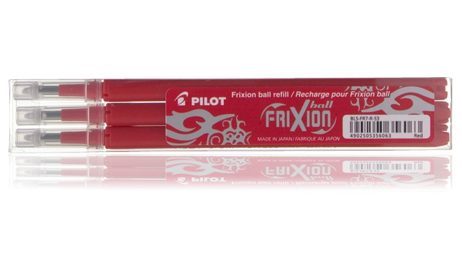 Tindisüdamik Pilot Frixion BLS-FR7  0,7 punane 3tk/kmpl