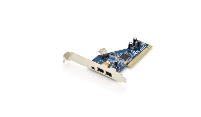 Card /controller Firewire (400) PCI , 2x6pin. 1x4pin Interior, 1x6pin
