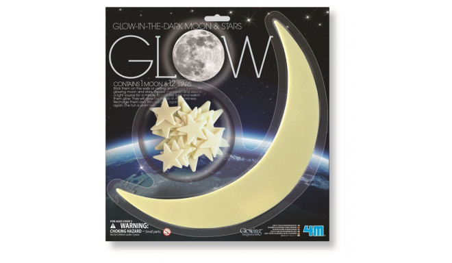 4m Glow-In-The-Dark Moon & Stars