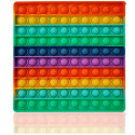 POP-IT game, rainbow 20x20 cm