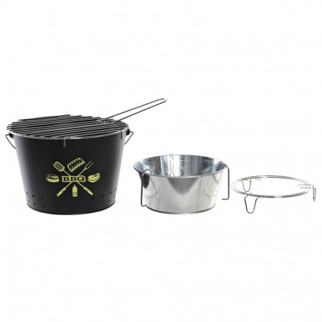 Barbecue Portable DKD Home Decor Metal (42 x 27 x 21 cm)