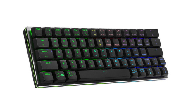 GAMING KEYBOARD COOLER MASTER SK622 US LAYOUT WIRELESS RGB BACKLIGHT MECHANICAL CHERRY MX RED LOW