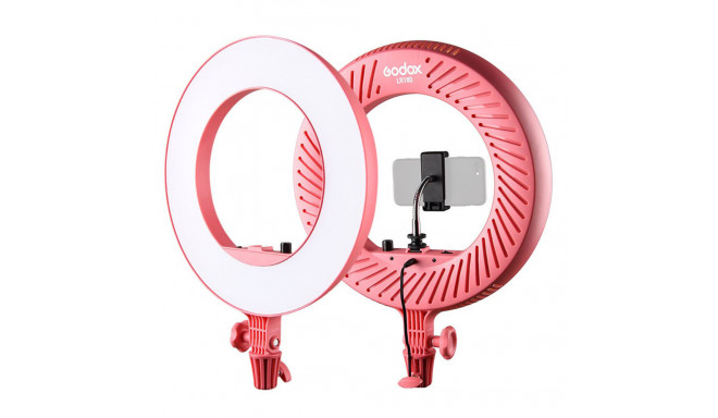 Godox LR180 LED Ring Light Pink