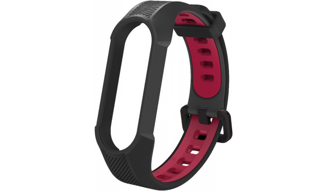 Tech-Protect watch strap Armour Xiaomi Mi Band 5/6, black/red